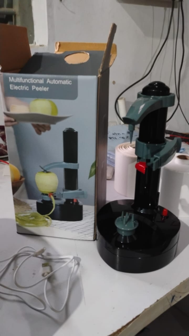 Multipurpose Electric Vegetable Fruit Peeler Automatic Potato Peeler (1 Pc) Multipurpose Electric Vegetable Fruit Peeler Automatic Potato Peeler (1 Pc)